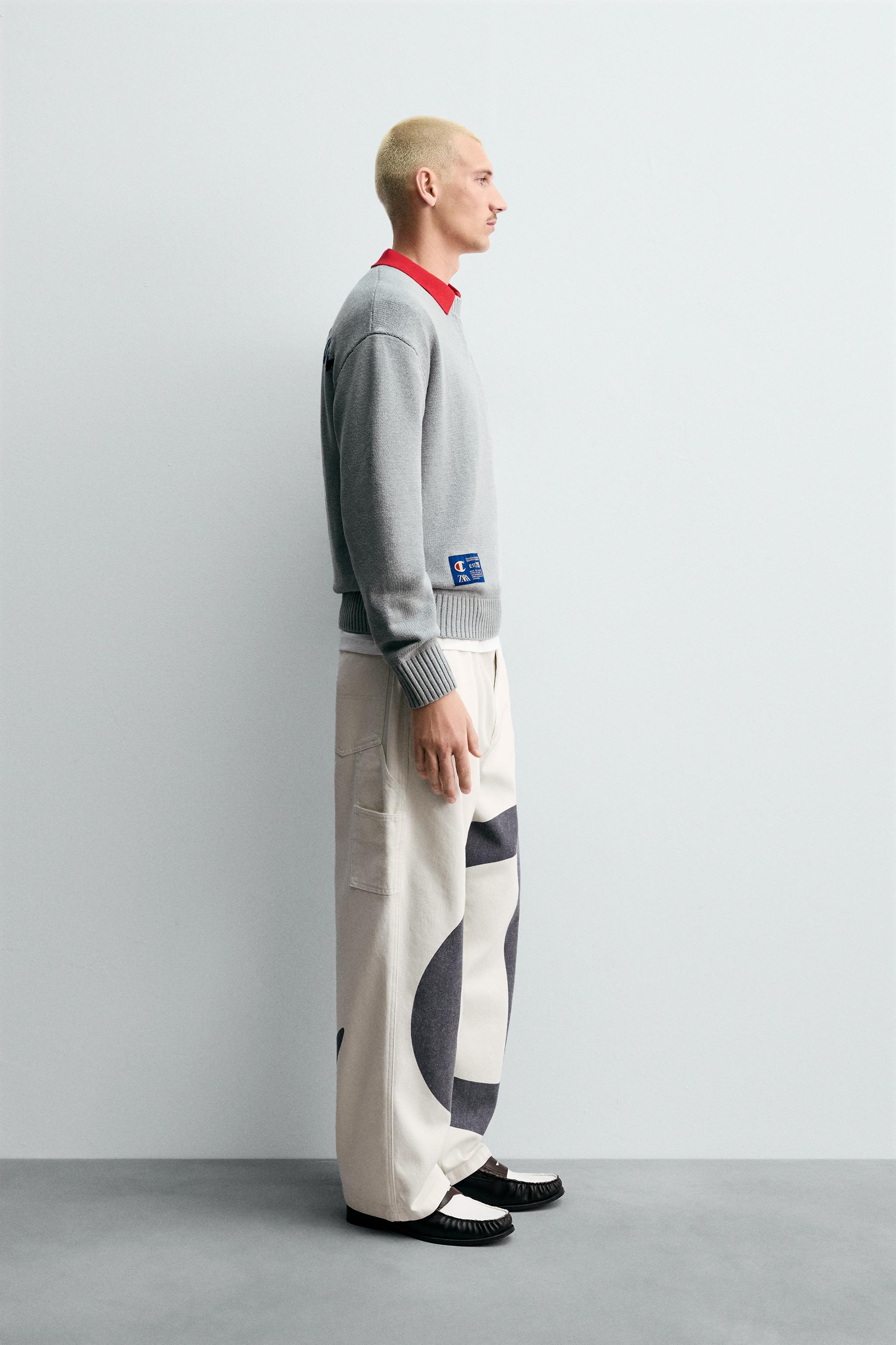 CHAMPION ® X ZARA CONTRAST LOGO PANTS